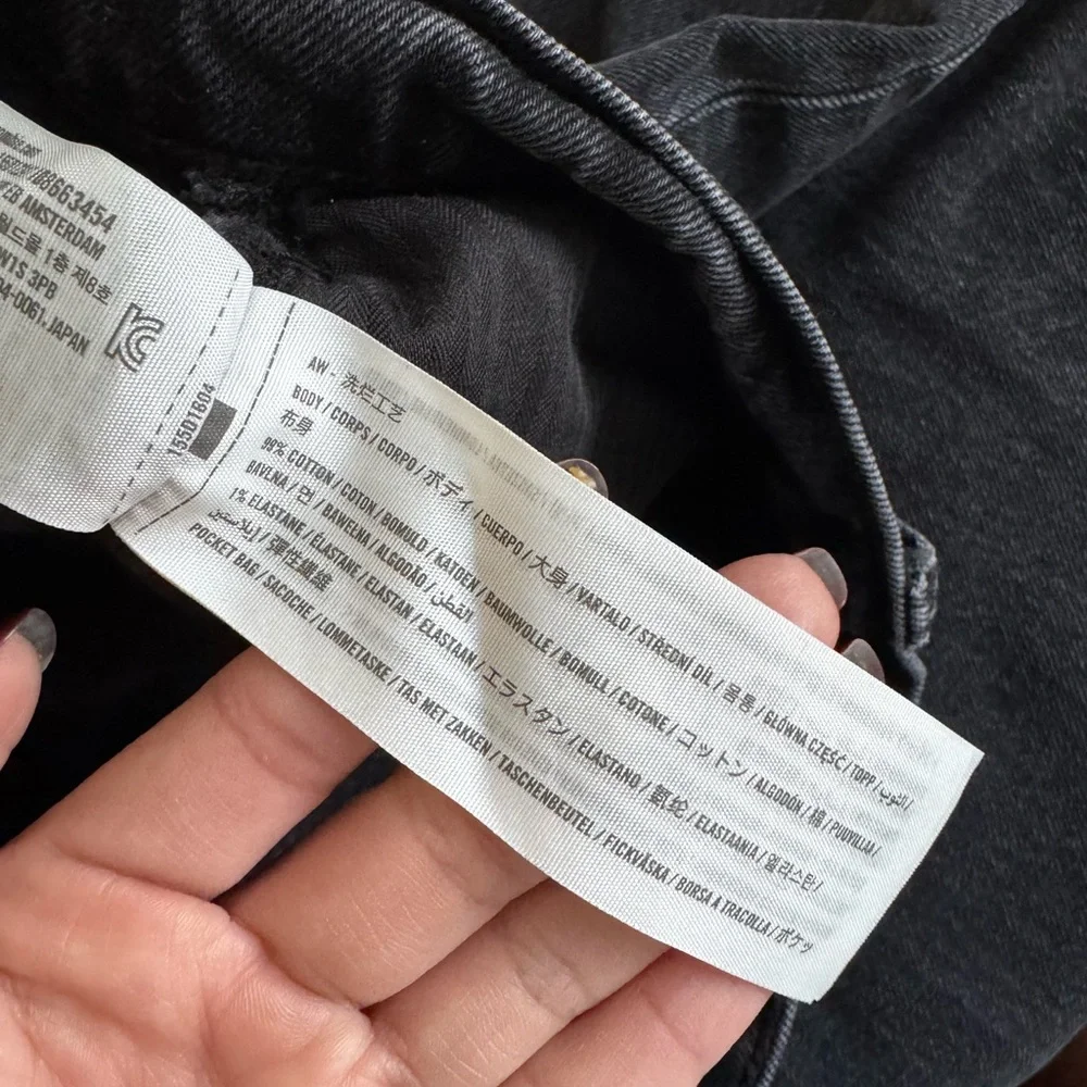 Abercrombie & Fitch Black The baggy low rise Curve Love jeans - Picture 4 of 4